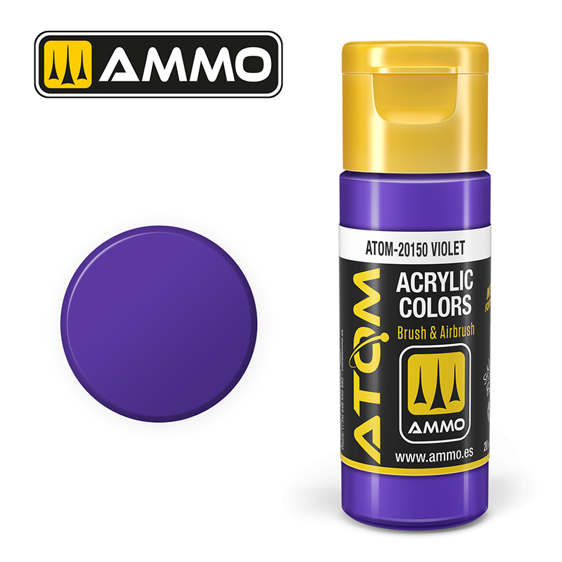 AMMO ATOM 20150 ACRYLIC COLOR VIOLET 20 ML