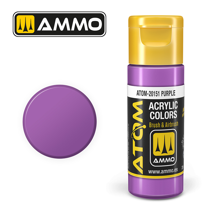 AMMO ATOM 20151 ACRYLIC COLOR PURPLE 20 ML