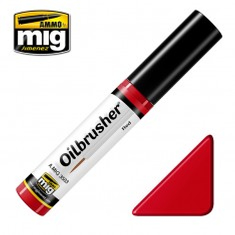 Ammo Mig 3503 OILBRUSHER RED JAR 10 ML