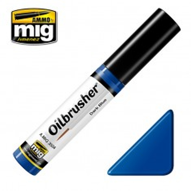 Ammo Mig 3504 OILBRUSHER DARK BLUE JAR 10 ML