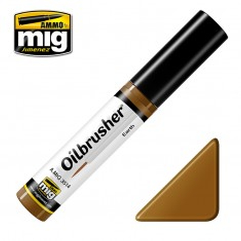 Ammo Mig 3514 OILBRUSHER EARTH JAR 10 ML