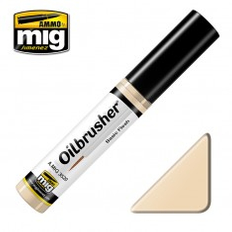 Ammo Mig 3520 OILBRUSHER BASIC FLESH JAR 10 ML