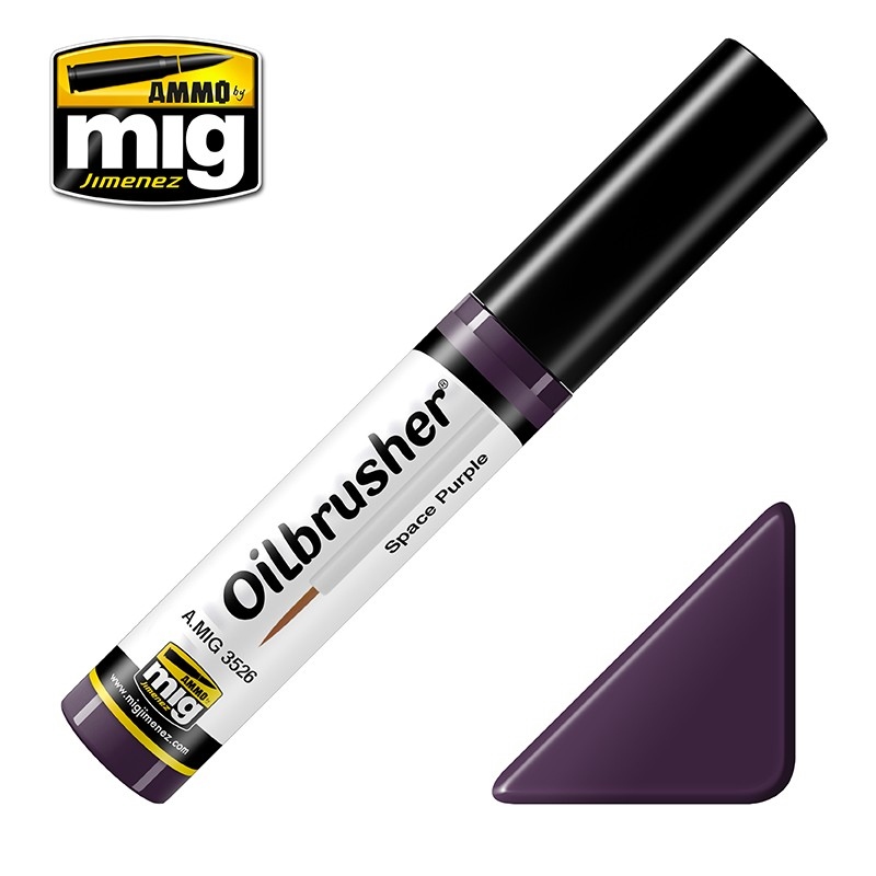 Ammo Mig 3526 OILBRUSHER SPACE PURPLE JAR 10 ML