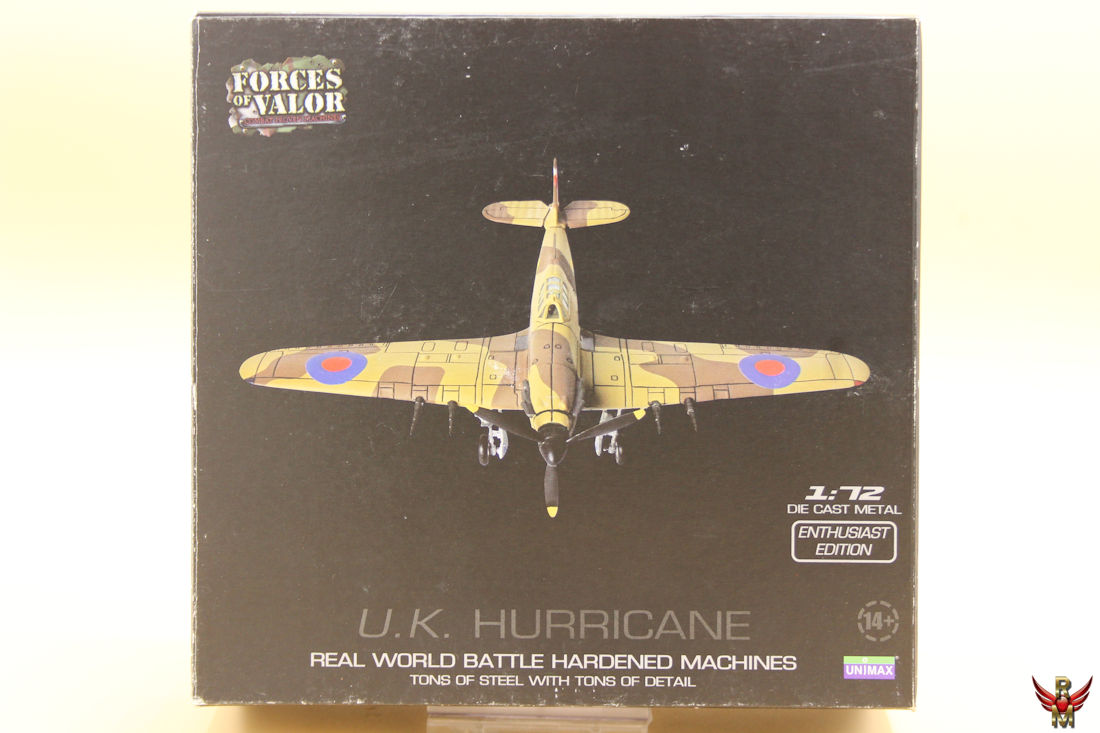 Forces of Valor 1/72 UK Hurricane Vernon Woody Woodward