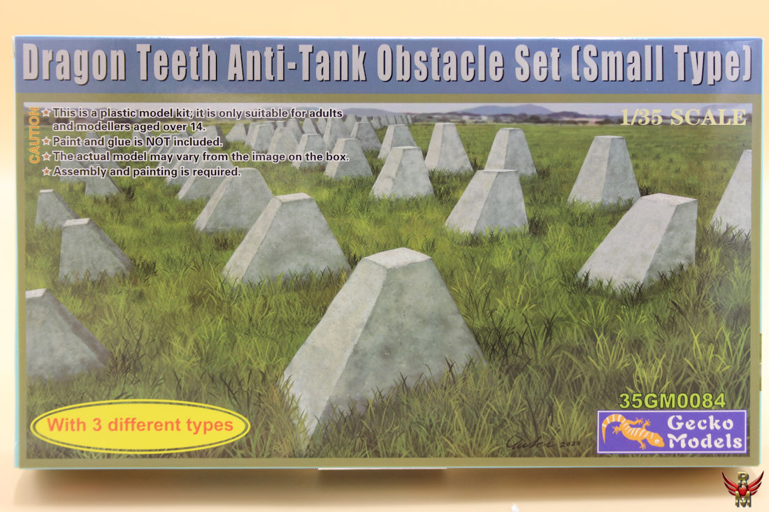 Gecko Models 1/35 Dragon Teeth Anti-Tank Obstacle Set Small Type