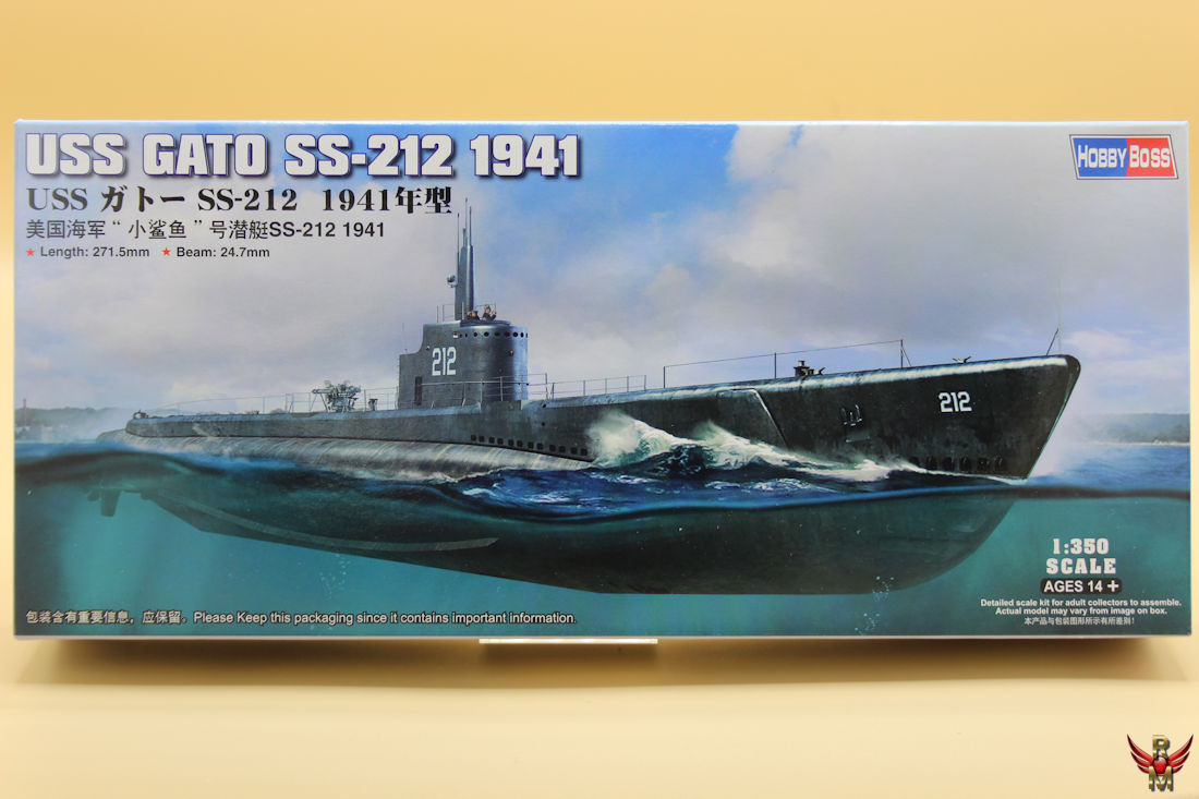 HobbyBoss 1/350 USS Gato SS-212 1941