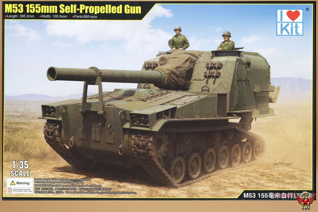 I Love Kit 1/35 M53 155mm Self-propelled Howitzer