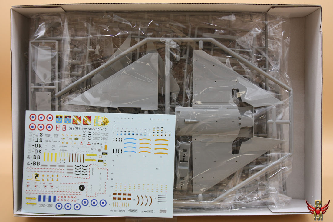 Kinetic 1/48 Mirage 2000D with dual GBU-12/22-