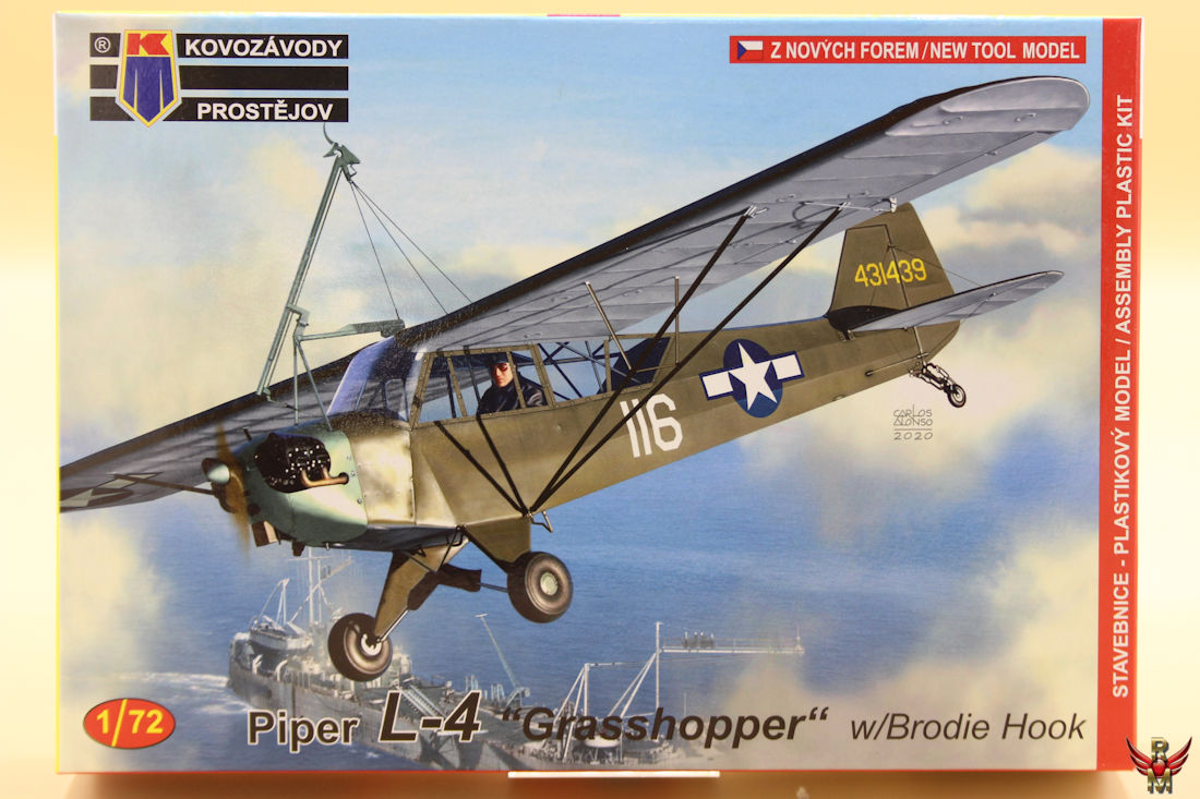 Kovozávody Prostějov 1/72 Piper L-4 Grasshopper w/Brodie Hook