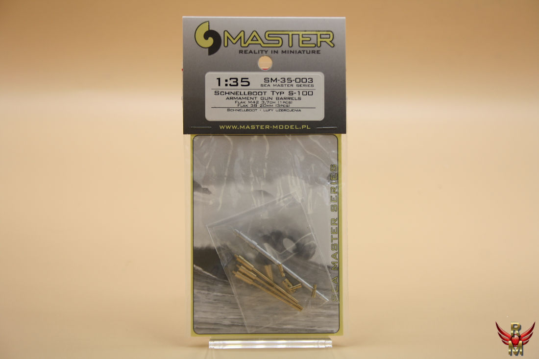 Master 1/35 Sea Master Series Schnellboot Typ S-100 Armament Gun Barrels