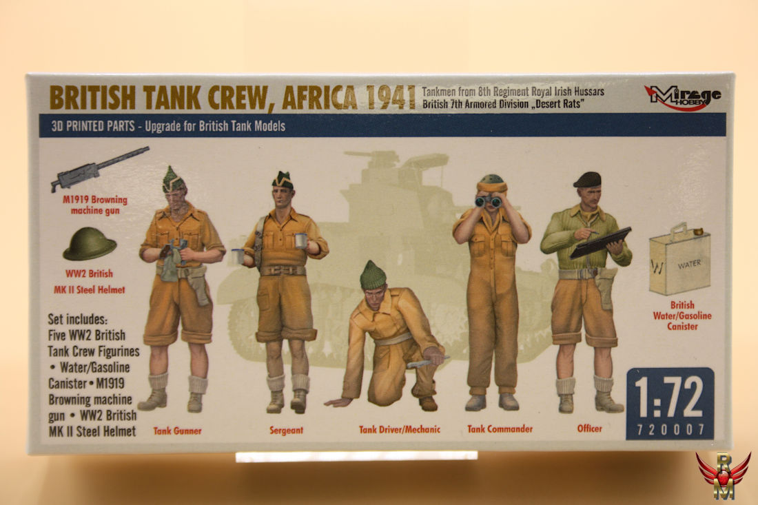 Mirage Hobby 1/72 British Tank Crew Africa 1941