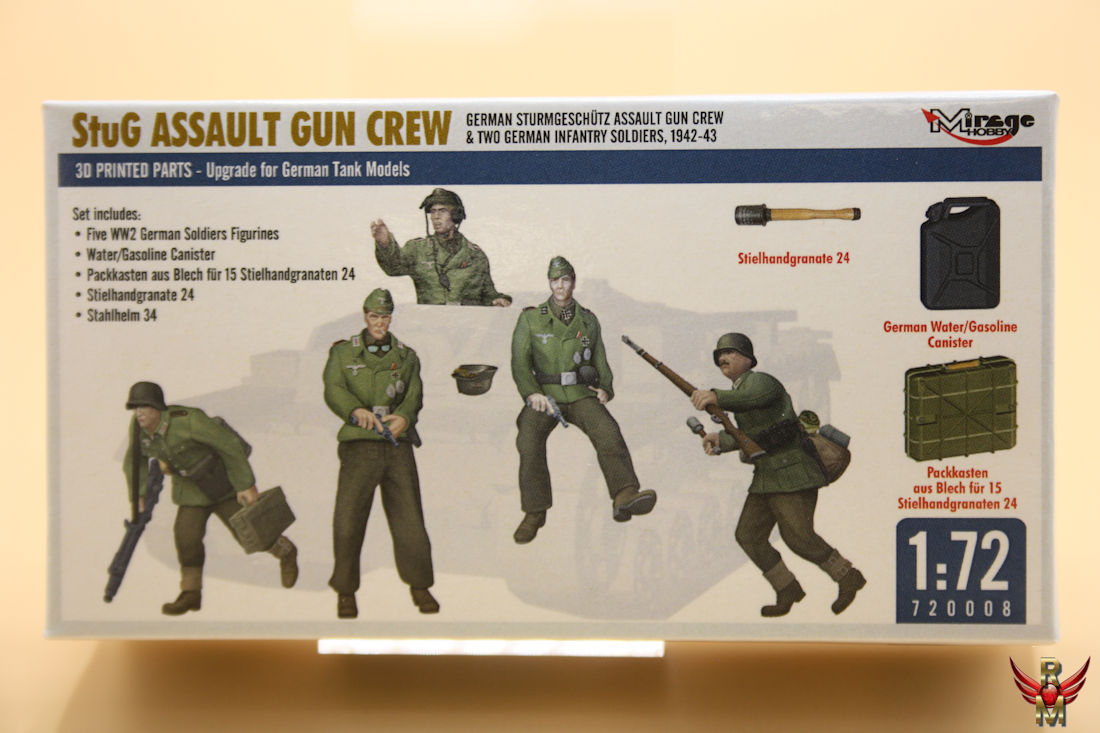 Mirage Hobby 1/72 StuG Assault Gun Crew