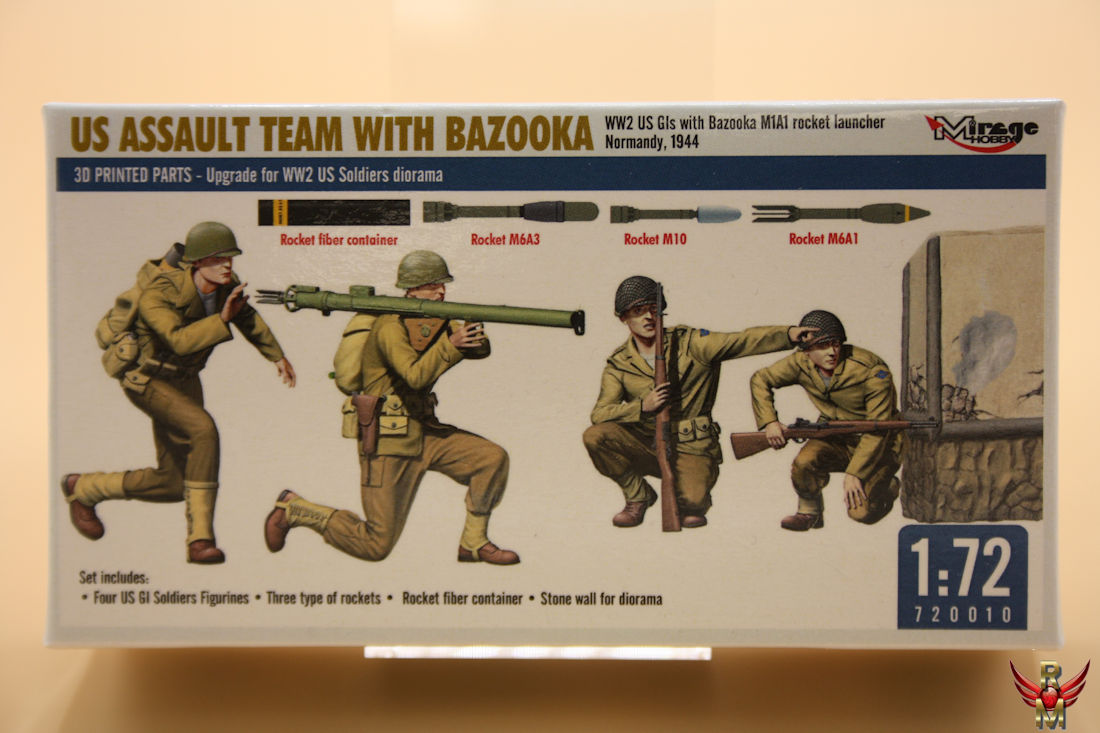 Mirage Hobby 1/72 US Assault Team with Bazooka