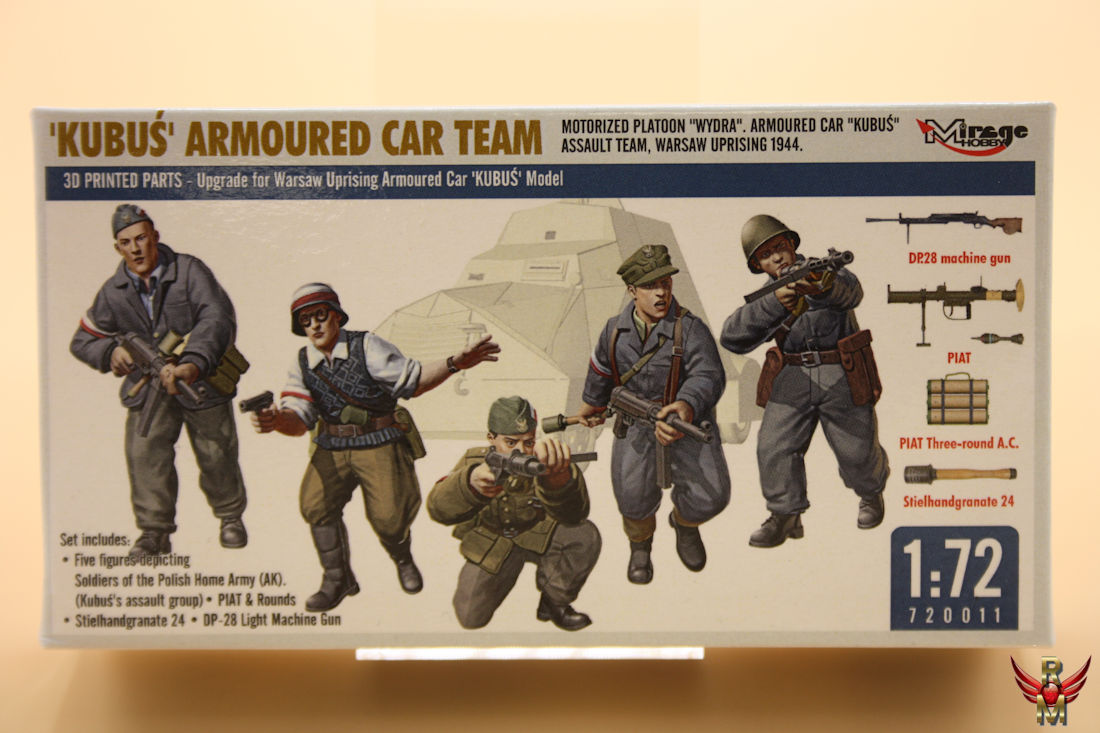 Mirage Hobby 1/72 Kubus Armoured Car Team