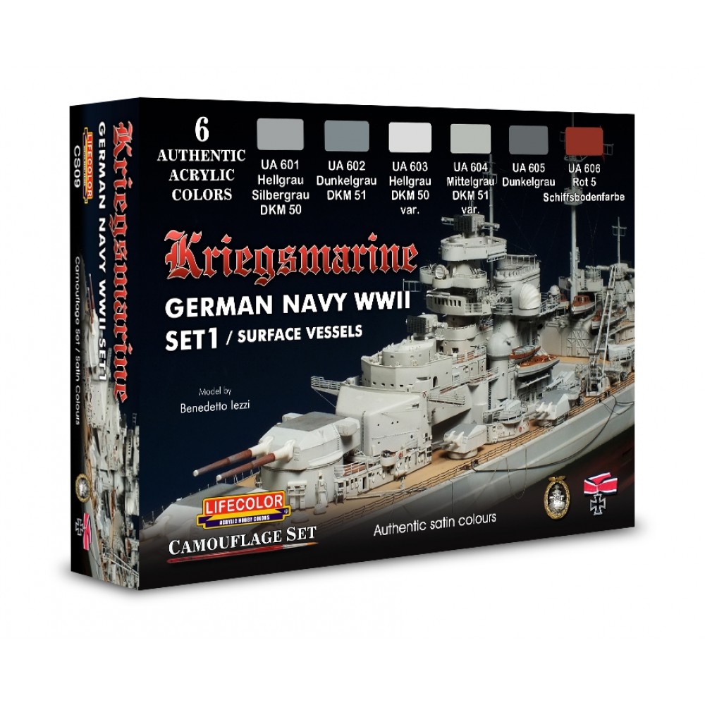 LIFECOLOR CS09 Kriegsmarine German Navy WWII set 1
