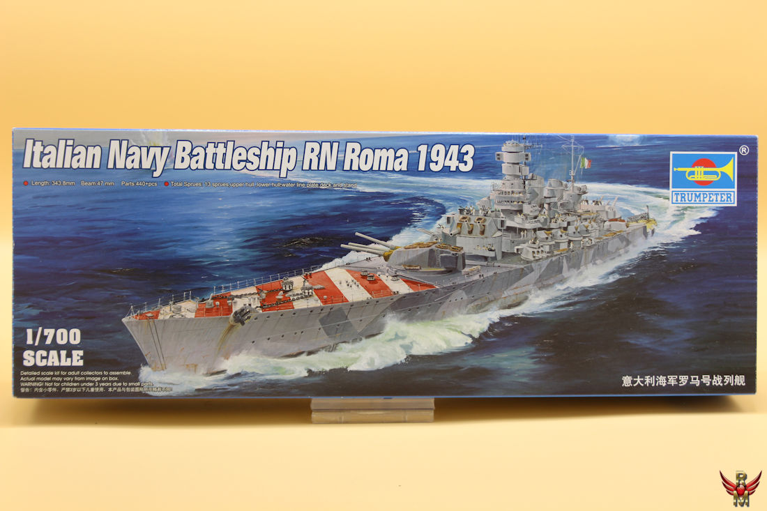Trumpeter 1/700 Italian Navy Battleship RN Roma 1943
