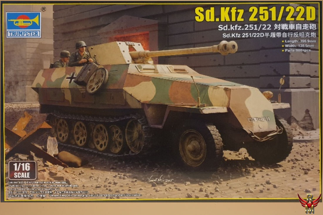 Trumpeter 1/16 Sd Kfz 251/22 Ausf D