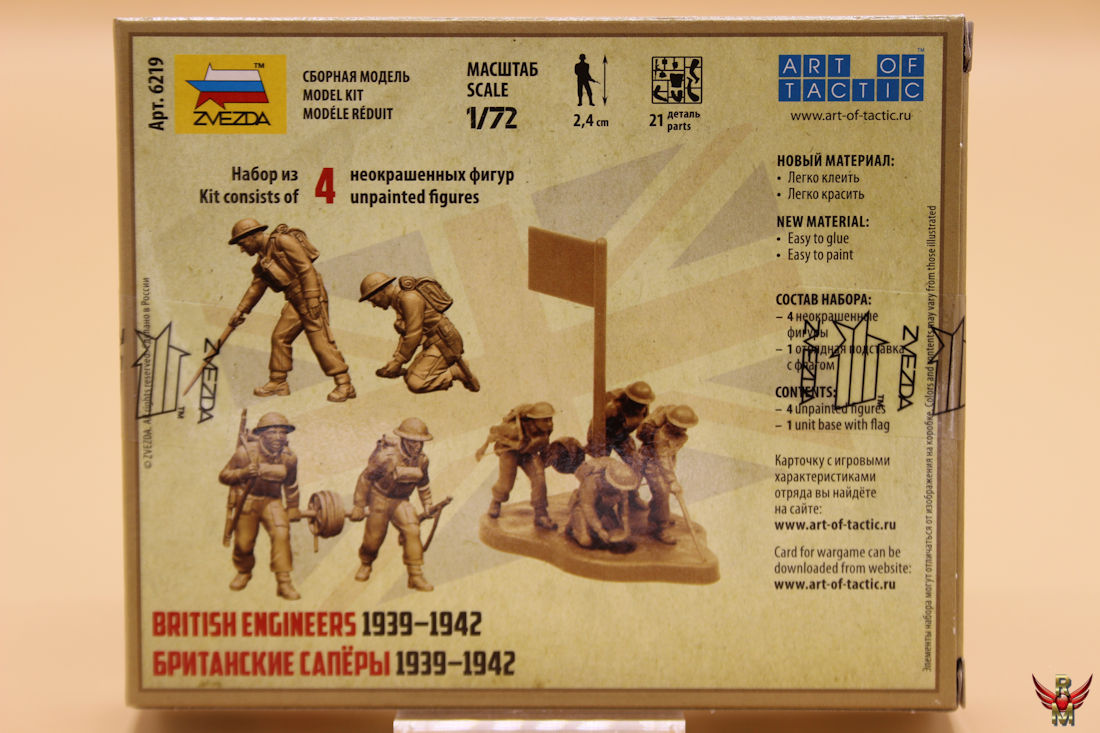 Zvezda 1/72 British Engineers 1939-1942