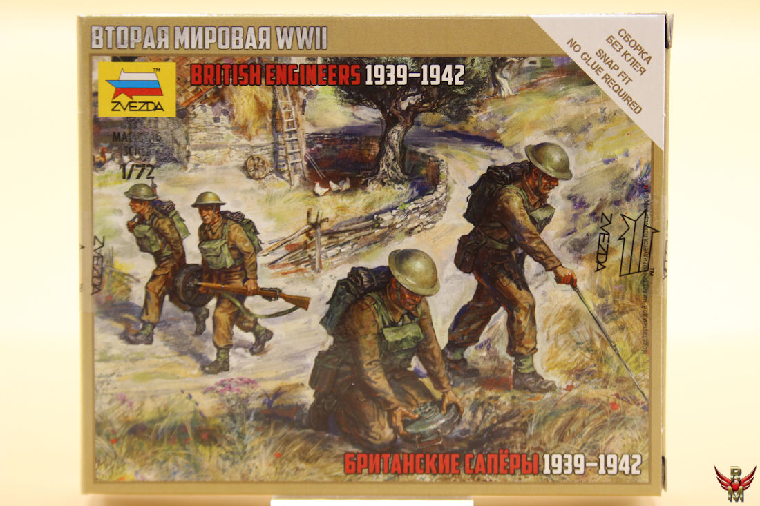 Zvezda 1/72 British Engineers 1939-1942