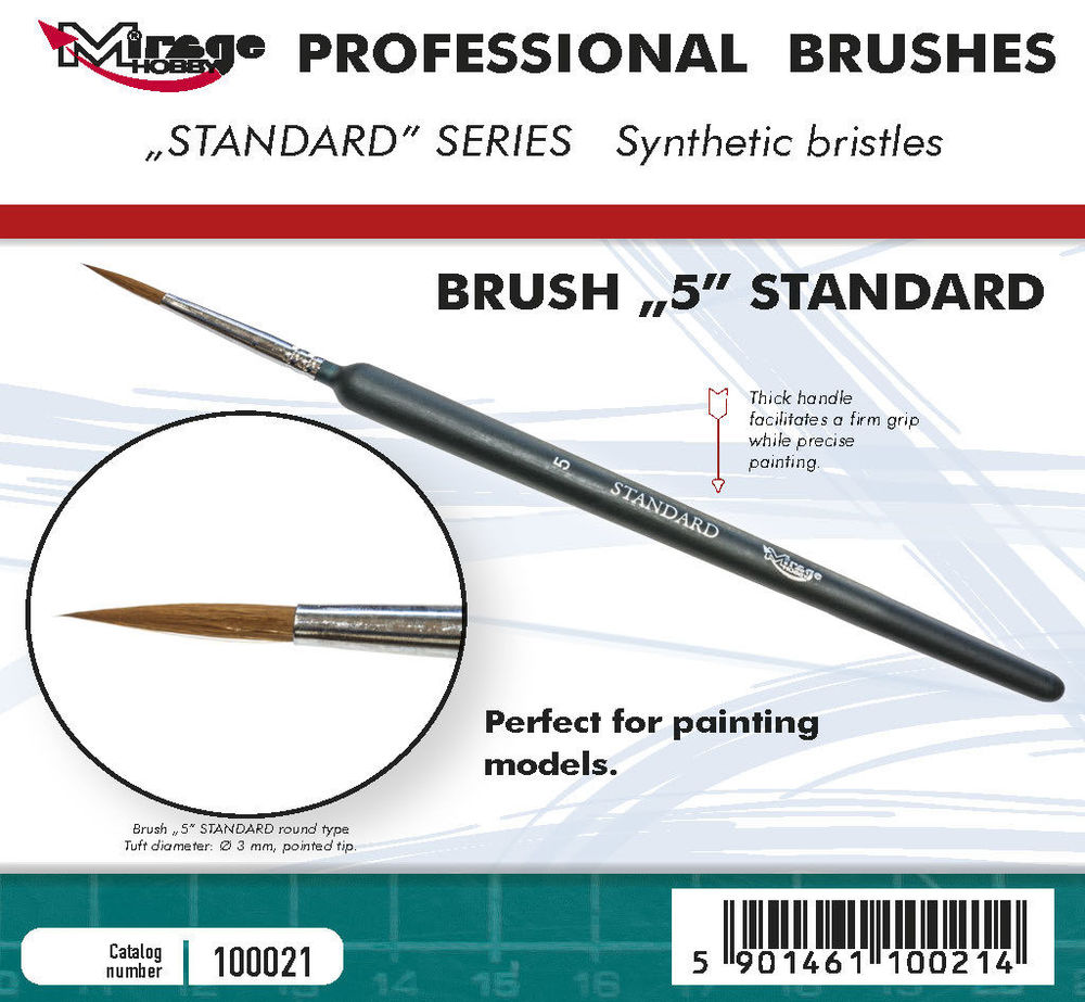 Mirage Hobby 100021 MIRAGE BRUSH STANDARD SIZE 5