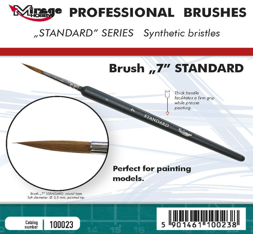 Mirage Hobby 100023 MIRAGE BRUSH STANDARD SIZE 7