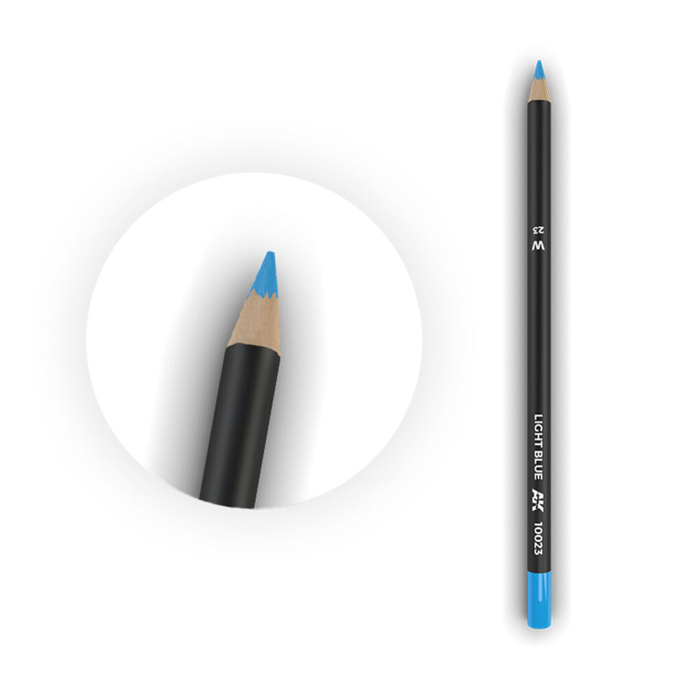 AK Interactive 10023 Watercolor Pencil Light Blue