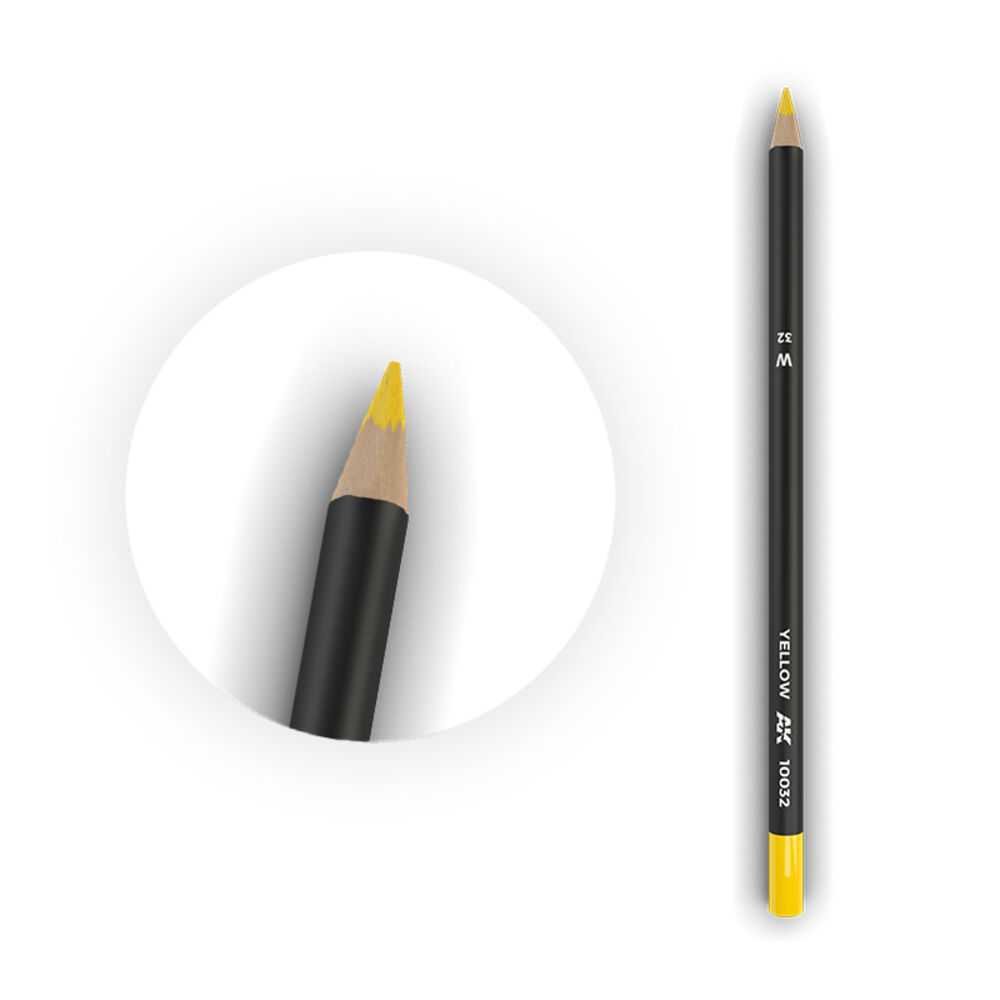 AK Interactive 10032 Watercolor Pencil Yellow