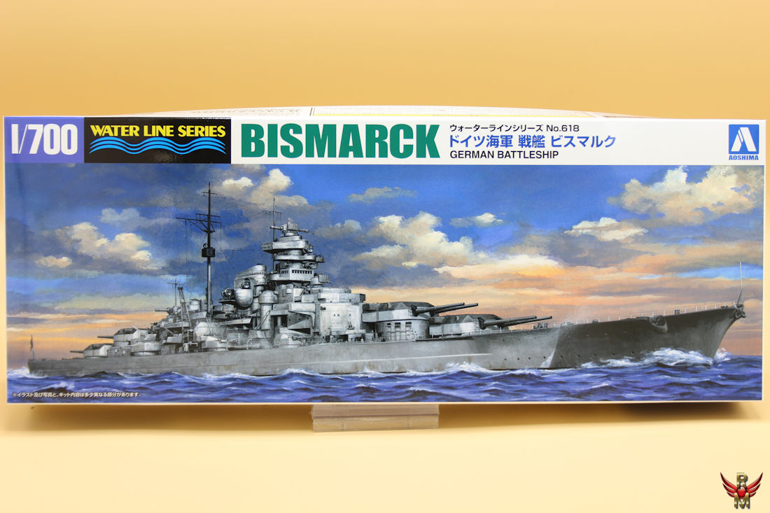 Aoshima 1/700 German Battleship Bismarck water line series