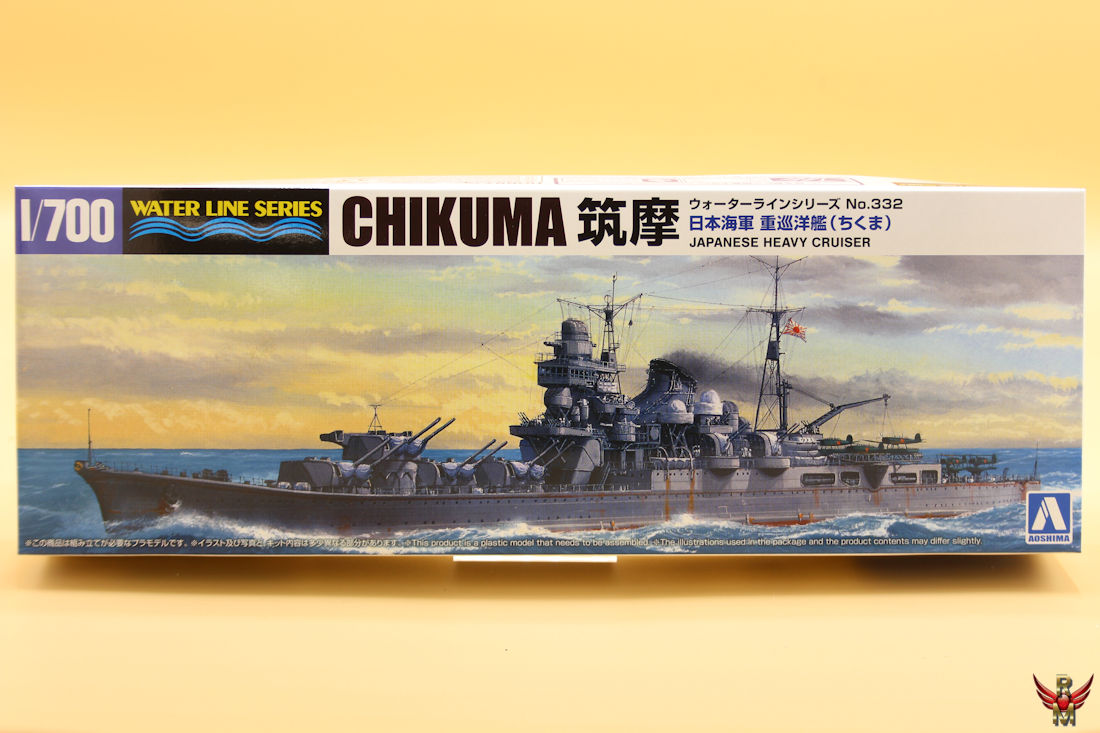 Aoshima 1/700 Japanese Heavy Cruiser Chikuma water line series