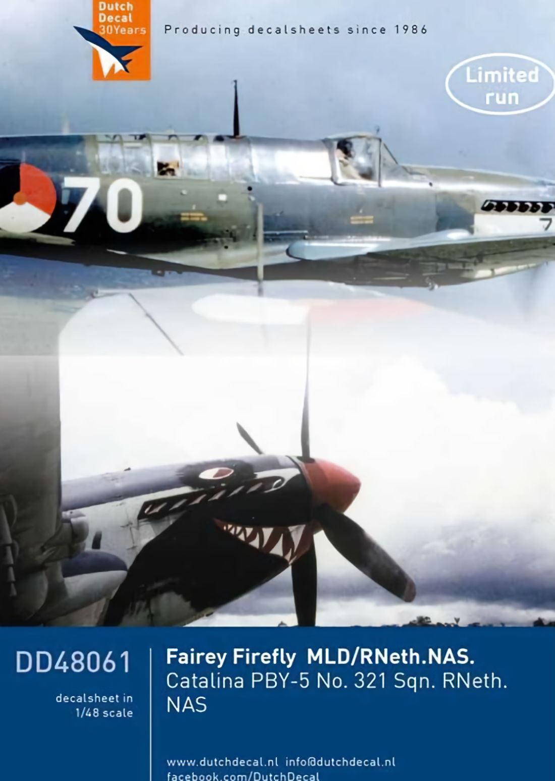 Dutch Decal 1/48 Fairey Firefly Catalina PBY 5 MLD NAS