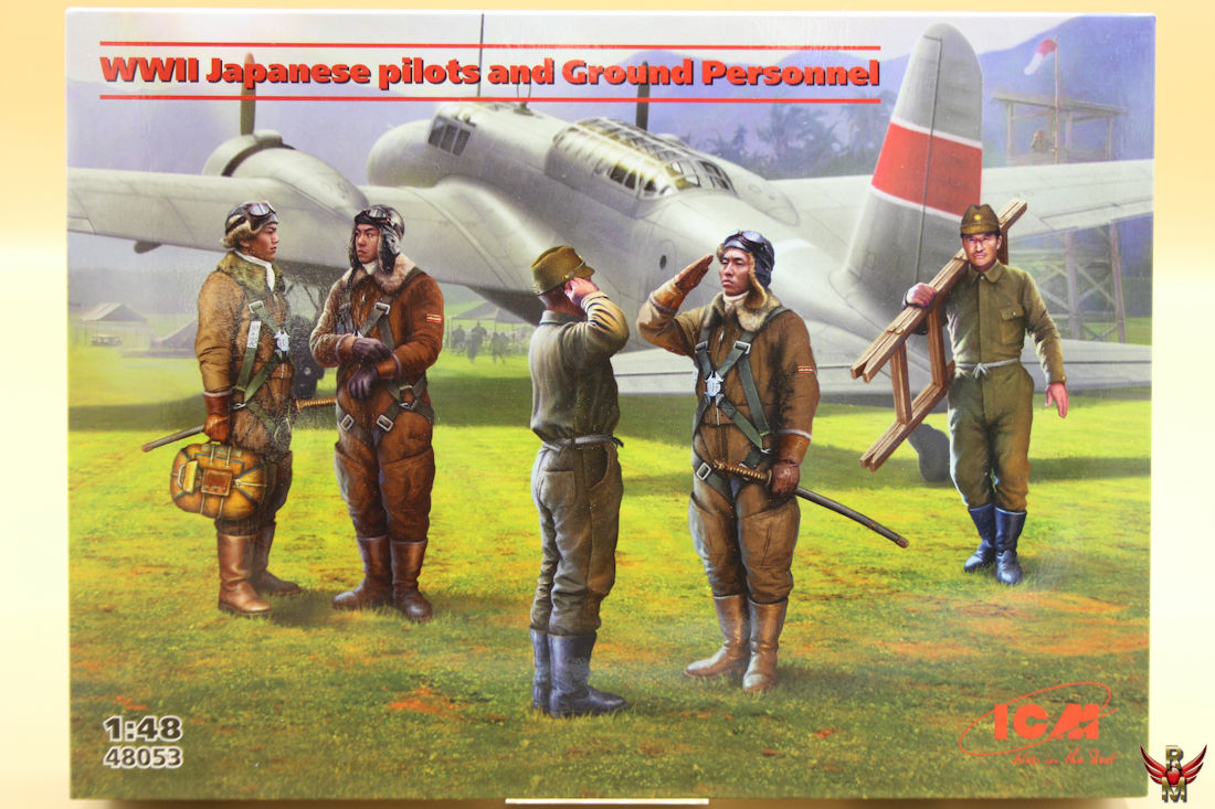 ICM 1/48 WWII Japanese pilots and Ground Personnel