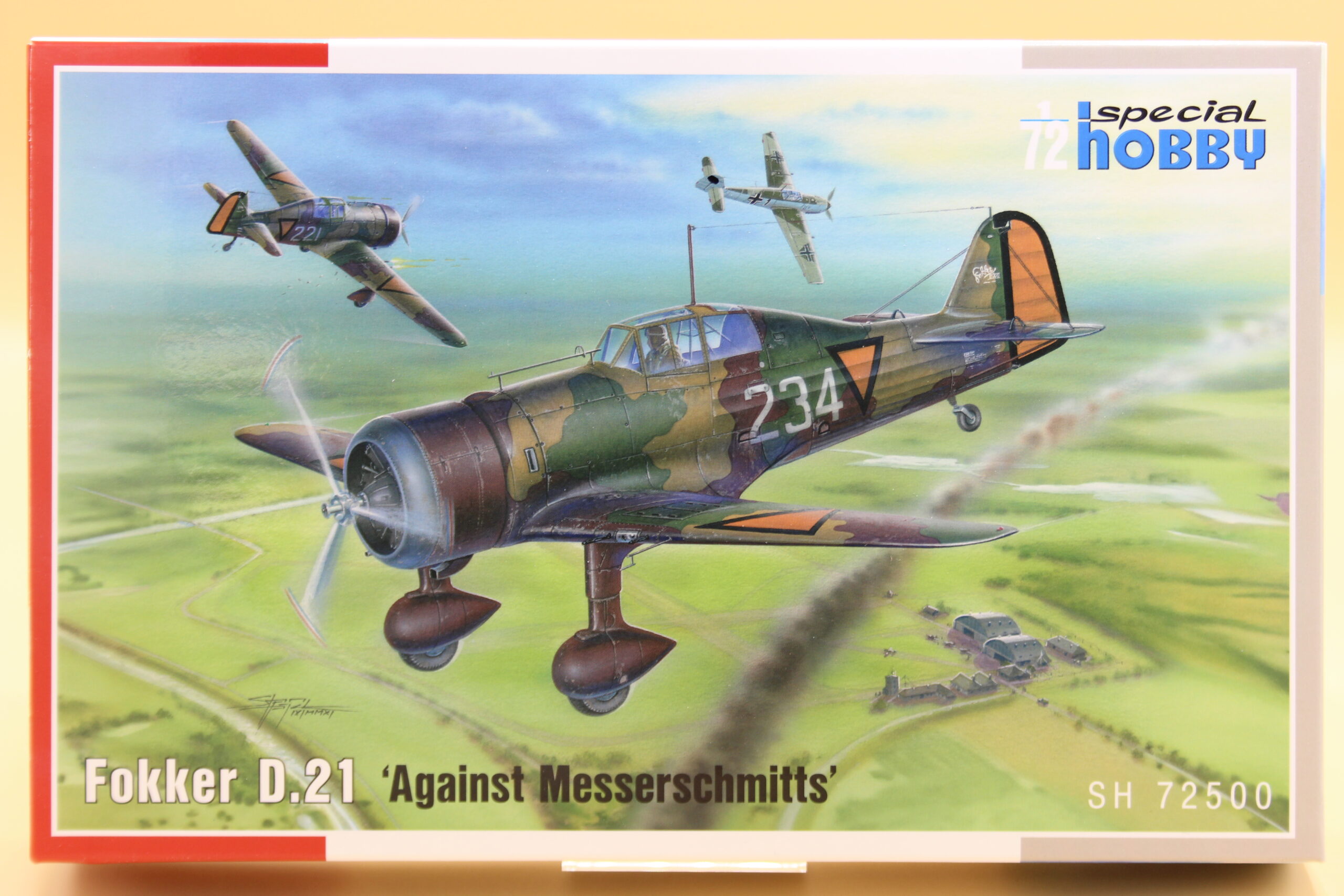 Special Hobby 1/72 Fokker D 21 Against Messerschmitts
