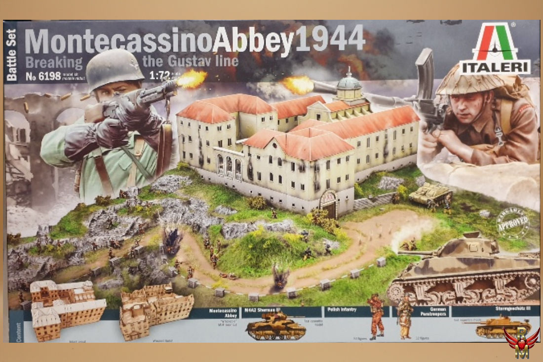 Italeri 1/72 Montecassino Abbey 1944 Breaking the Gustav Line