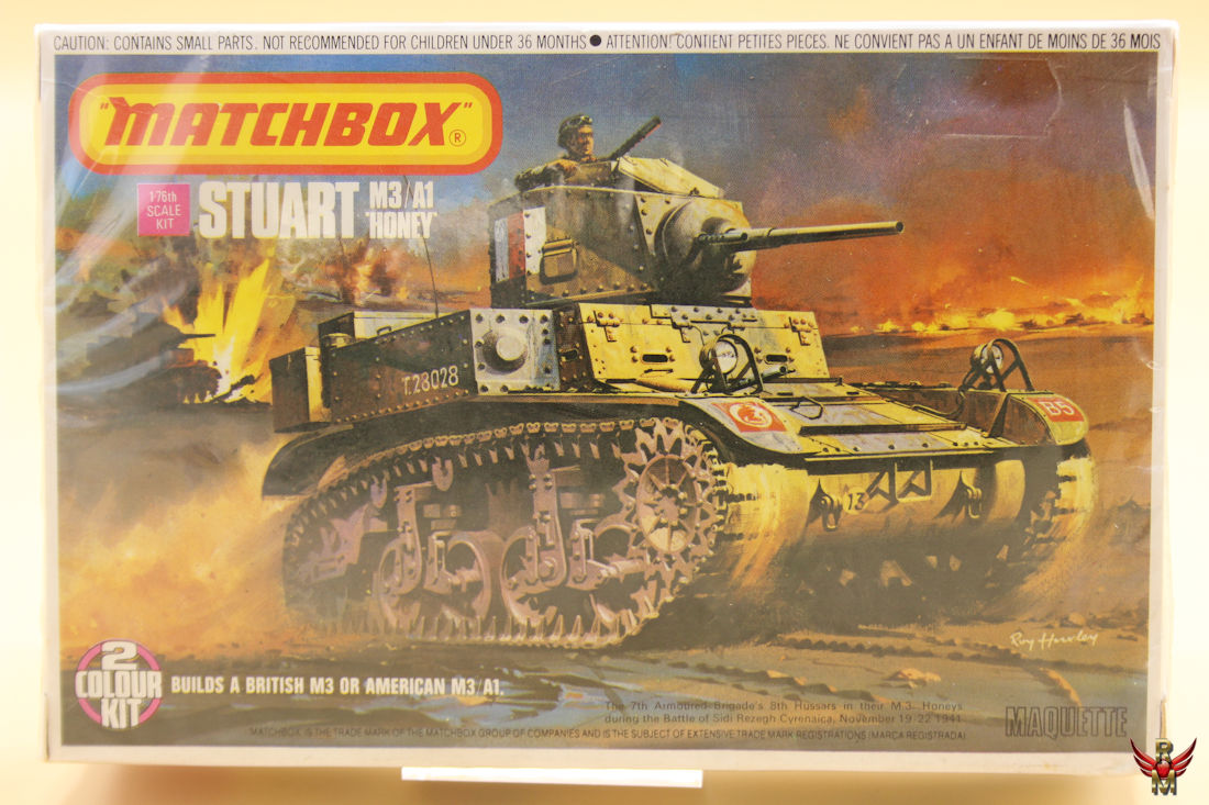 Matchbox 1/76 Stuart M3A1 Honey-
