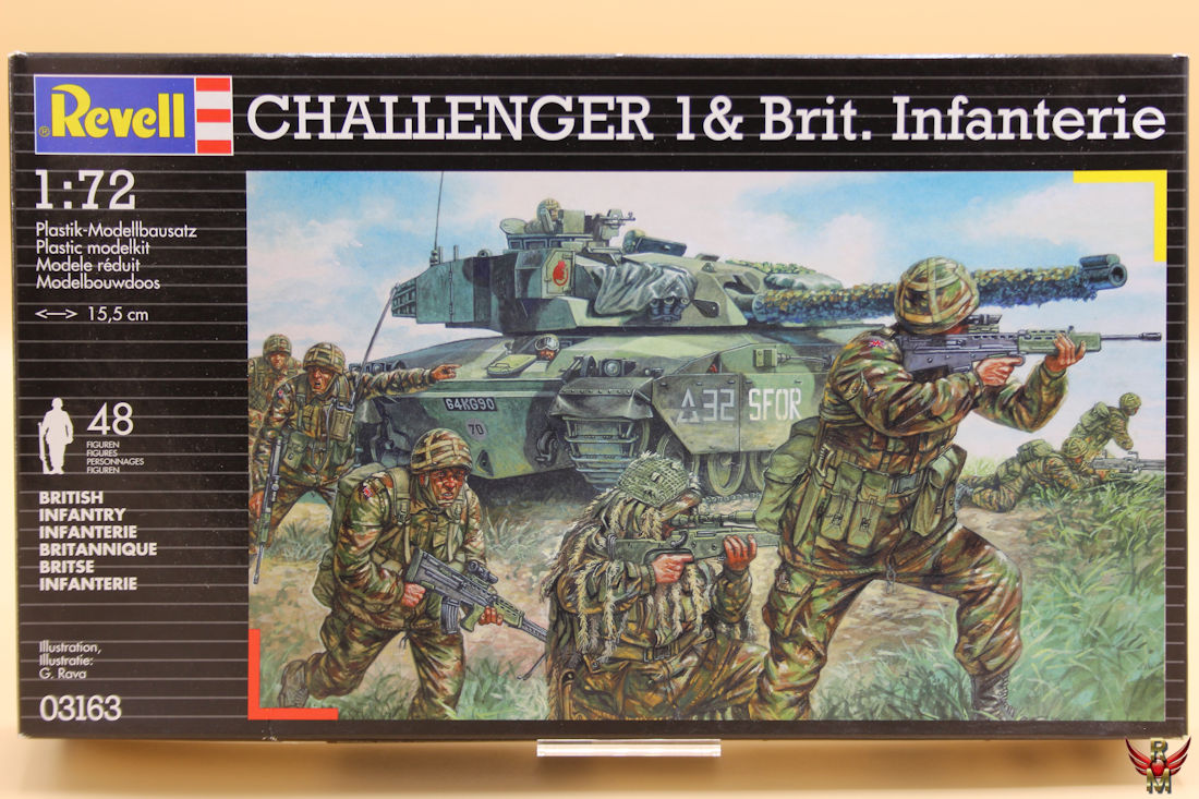 Revell 1/72 Challenger 1 and Britische Infanterie