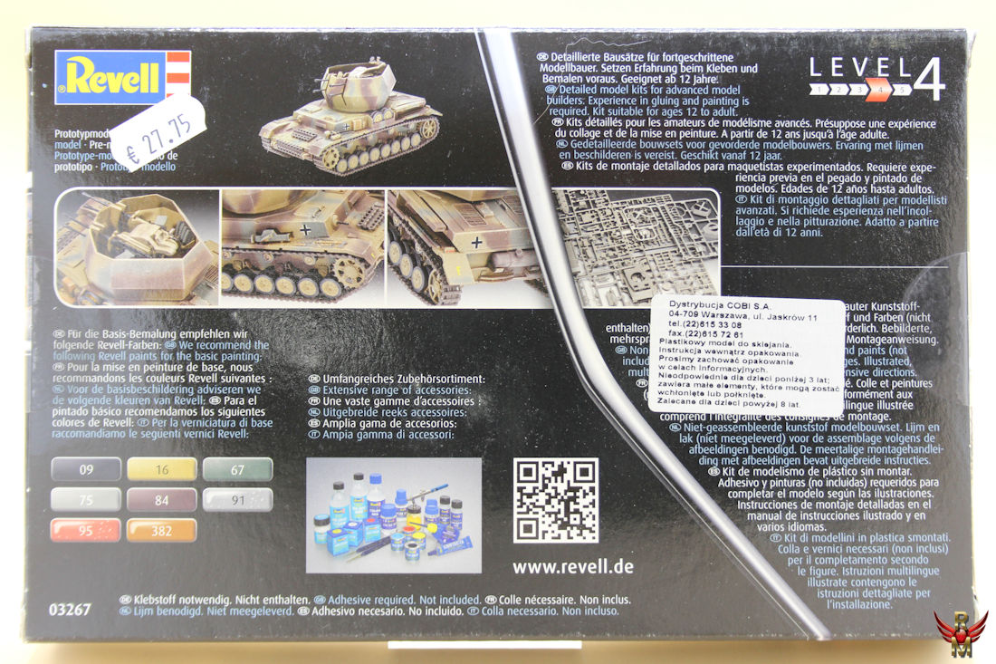 Revell 1/72 Flakpanzer IV (2cm Flak 38) Wirbelwind