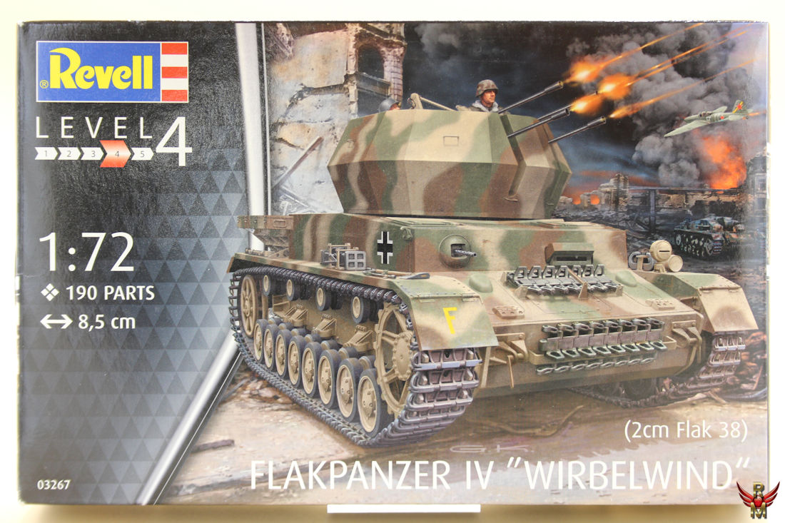 Revell 1/72 Flakpanzer IV (2cm Flak 38) Wirbelwind