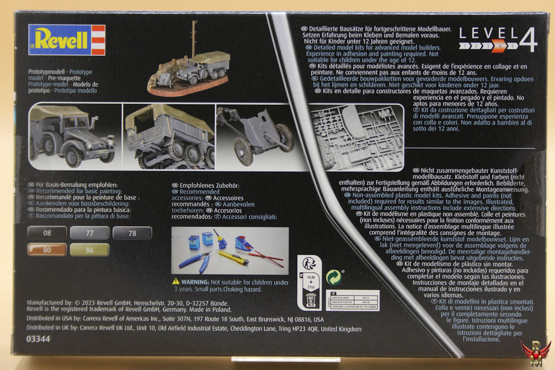 Revell 1/76 Krupp Protze Kfz 69 with 37mm Pak