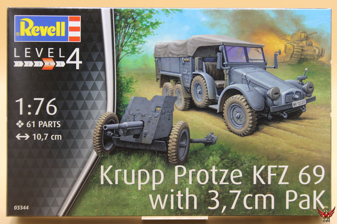 Revell 1/76 Krupp Protze Kfz 69 with 37mm Pak