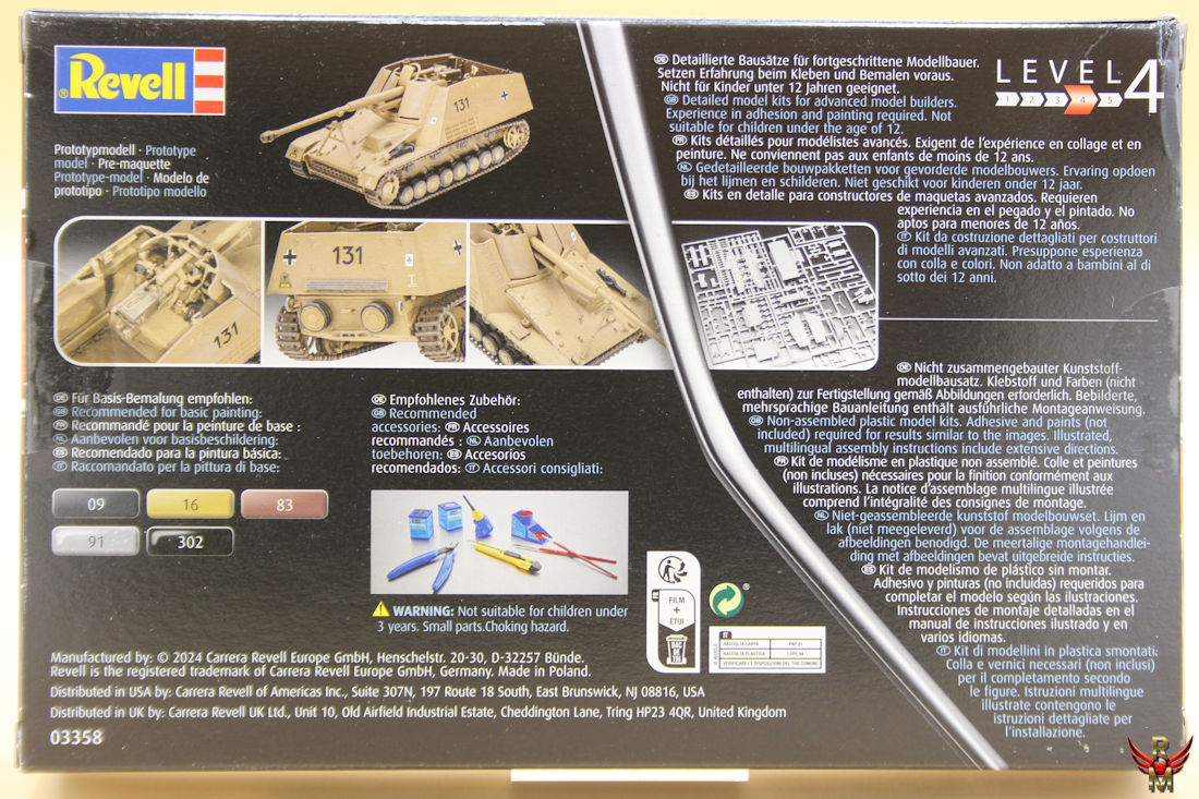 Revell 1/72 Sd Kfz 164 Nashorn