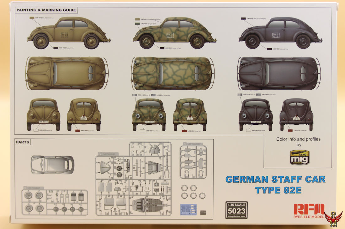 RFM Ryefield Model 1/35 German Staff Car Type 82E