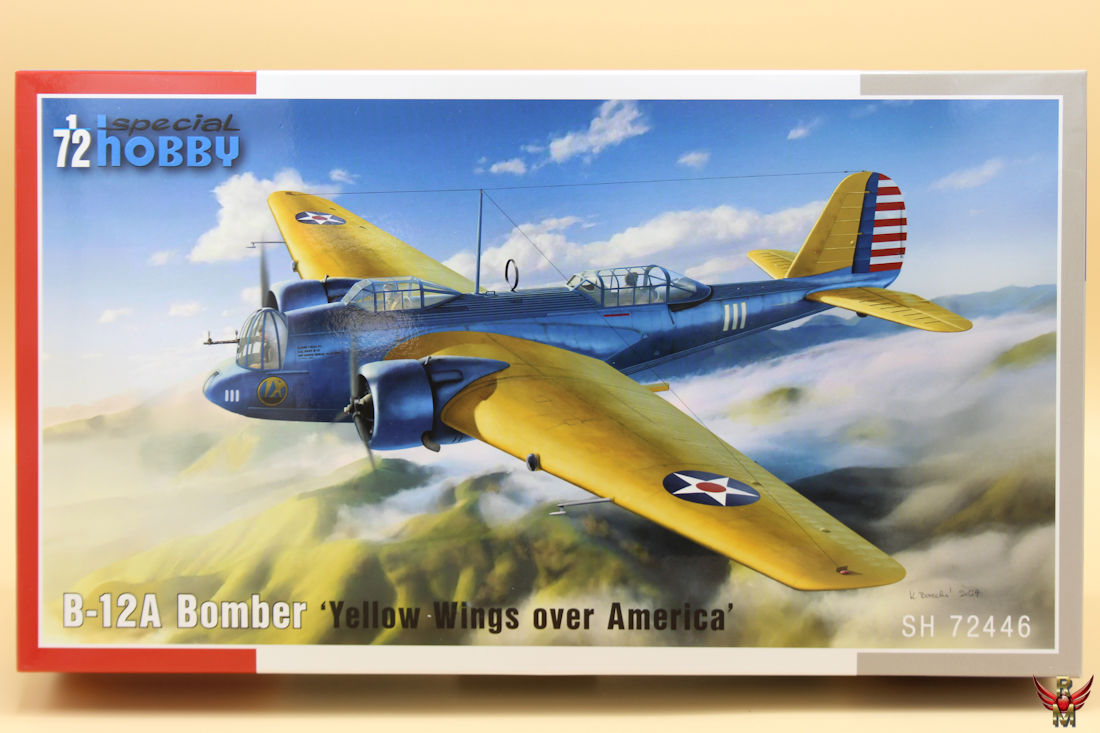 Special Hobby 1/72 B-12A Bomber Yellow Wings over America