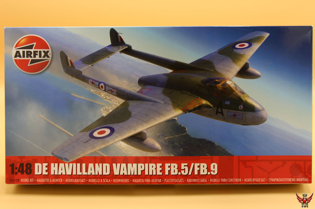 Airfix 1/48 De Havilland Vampire FB 5/FB 9