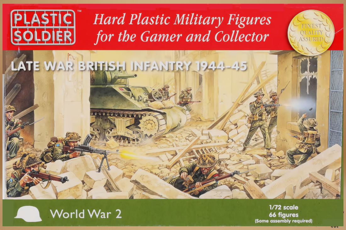 Plastic Soldier 1/72 Late War British Infantry 1944-45