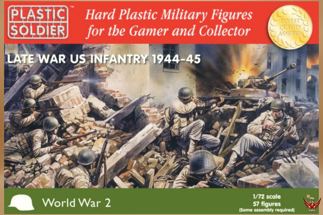 Plastic Soldier 1/72 Late war US infantry 1944-1945