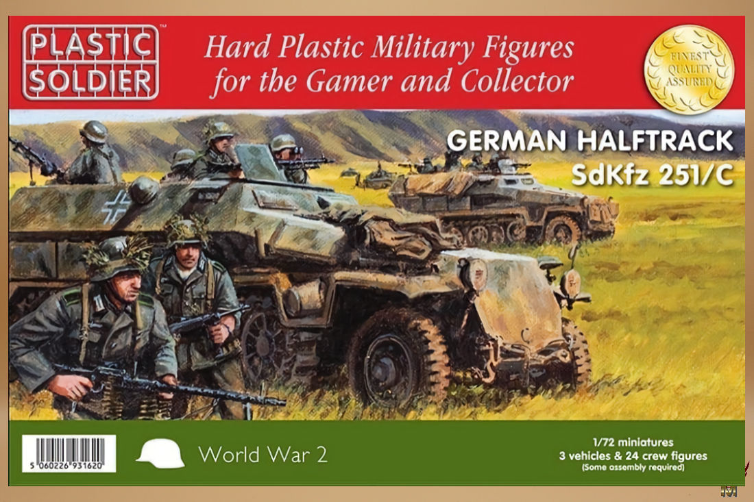 Plastic Soldier 1/72 German Halftrack Sd Kfz 251/C
