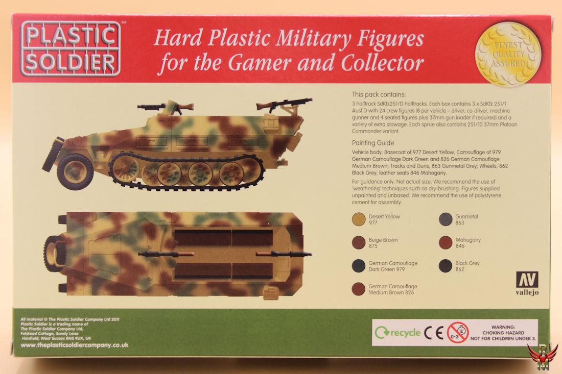 Plastic Soldier 1/72 German Halftrack SdKfz 251/D