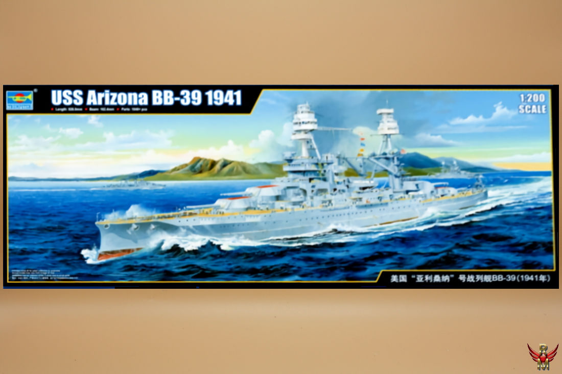 Trumpeter 1/200 USS Arizona BB-39 1941