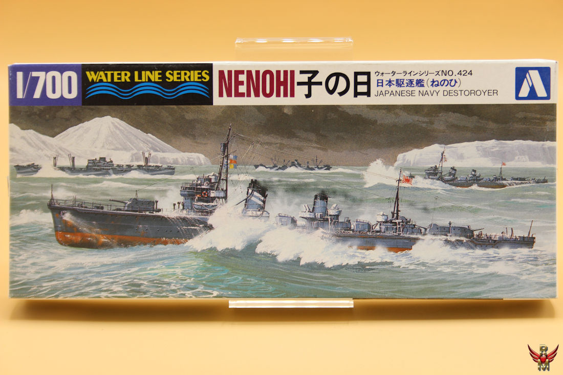 Aoshima 1700 Japanese Navy Destroyer Nenohi water line series