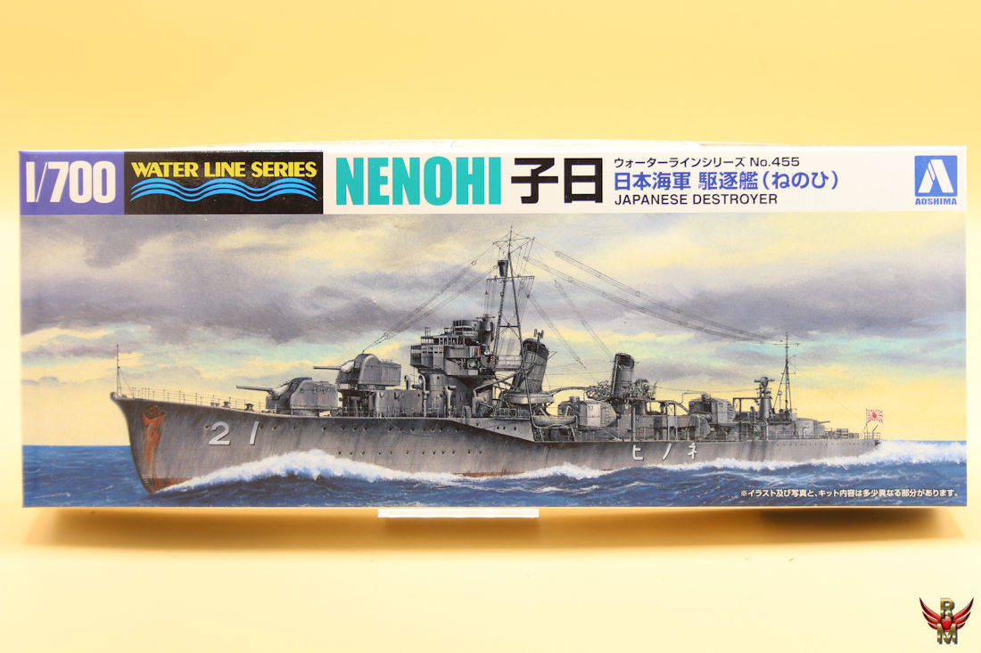 Aoshima 1/700 Nenohi Japanese Destroyer water line series